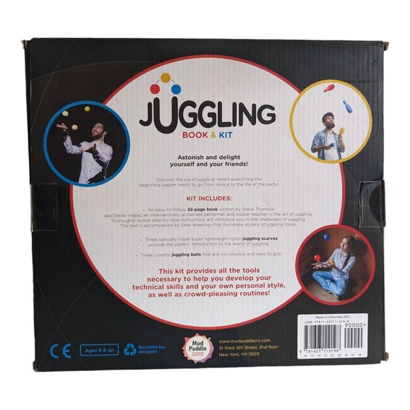 Juggling Book and Kit Learn to Juggle with Scarves and balls - Picture 2 of 5